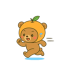 みかんくまくん【毎日スタンプ】（個別スタンプ：8）