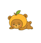みかんくまくん【毎日スタンプ】（個別スタンプ：21）