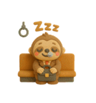 上司や同僚にも使える！働くナマケモノくん（個別スタンプ：5）