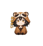 にっこりタヌキちゃん（個別スタンプ：6）