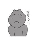 挨拶する微笑みのカバ（個別スタンプ：24）