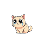 【泣く猫 3】（個別スタンプ：8）