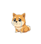 【泣く犬 2】（個別スタンプ：8）