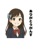 『清楚系アイドルステッカー』（個別スタンプ：2）