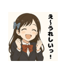 『清楚系アイドルステッカー』（個別スタンプ：7）