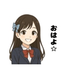 『清楚系アイドルステッカー』（個別スタンプ：11）