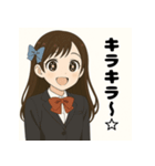 『清楚系アイドルステッカー』（個別スタンプ：16）