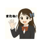『清楚系アイドルステッカー』（個別スタンプ：32）