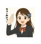 『清楚系アイドルステッカー』（個別スタンプ：33）