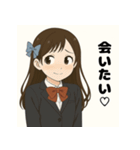 『清楚系アイドルステッカー』（個別スタンプ：35）
