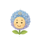 花ぽよのアジちゃん（やさしい気持ち）（個別スタンプ：2）