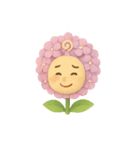 花ぽよのアジちゃん（やさしい気持ち）（個別スタンプ：5）