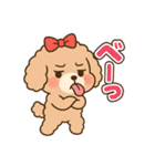 ふわもこトイプードルのほのぼの日常（個別スタンプ：13）