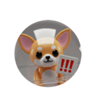 チワワカプセルトイ（個別スタンプ：4）