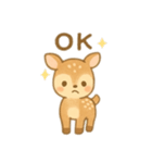 可愛い鹿日本語（個別スタンプ：15）