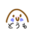 色んな種類のインコちゃんスタンプ（個別スタンプ：17）