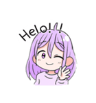 「いたずらパープルちゃんスタンプ」（個別スタンプ：1）