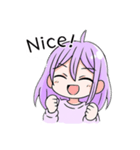 「いたずらパープルちゃんスタンプ」（個別スタンプ：3）