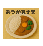 クレイアニメ風 食べ物スタンプ1（個別スタンプ：2）
