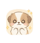 可愛い犬 日本語（個別スタンプ：14）