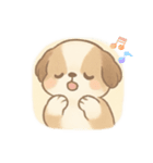 可愛い犬 日本語（個別スタンプ：15）