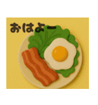 クレイアニメ風 食べ物スタンプ3（個別スタンプ：1）