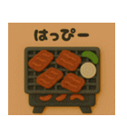 クレイアニメ風 食べ物スタンプ3（個別スタンプ：11）