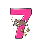 7月のおまるちゃん（個別スタンプ：1）