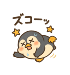 「ひえペン」夏に弱いドジペンギン（個別スタンプ：4）