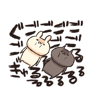 しろとくろ ぱーと31 食欲！（個別スタンプ：11）