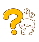 夏に涼しいしろくま♡デカ文字（個別スタンプ：19）