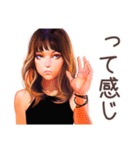 すべてをぶった切る★オトナギャル（個別スタンプ：30）