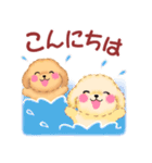 かわいいトイプードルの夏（個別スタンプ：11）