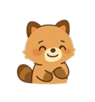 たぬきさんのいろいろな表情。（個別スタンプ：9）
