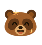 たぬきさんのいろいろな表情。（個別スタンプ：12）