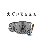 にゃむ猫ちゃぽ少しシュールな会話（個別スタンプ：1）