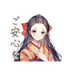 大正女学生の優雅なご連絡（個別スタンプ：8）