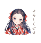 大正女学生の優雅なご連絡（個別スタンプ：18）