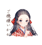 大正女学生の優雅なご連絡（個別スタンプ：19）