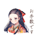 大正女学生の優雅なご連絡（個別スタンプ：27）