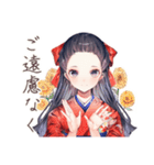 大正女学生の優雅なご連絡（個別スタンプ：28）