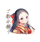 大正女学生の優雅なご連絡（個別スタンプ：31）