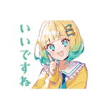 使いやすい女の子の敬語ご挨拶（個別スタンプ：30）