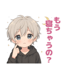 ふだんづかいOK！かわいい男の子スタンプ（個別スタンプ：35）