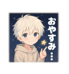 ふだんづかいOK！かわいい男の子スタンプ（個別スタンプ：40）