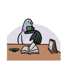 鳩にはトラブル無用4 (2025 LET'S DRAW)（個別スタンプ：7）