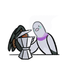 鳩にはトラブル無用4 (2025 LET'S DRAW)（個別スタンプ：32）