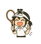 元気いっぱい♪テニス女子スタンプ（個別スタンプ：5）