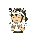 元気いっぱい♪テニス女子スタンプ（個別スタンプ：8）