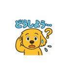 ゴールデンレトリバー ウェル吉スタンプ①（個別スタンプ：24）